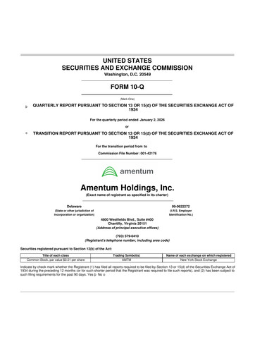 Thumbnail Amentum 10-Q Quarterly Report FY2026 