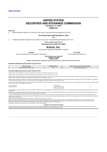 Thumbnail Arteris 10-K Annual Report 2025