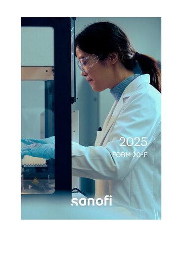 Thumbnail Sanofi 20-F Annual Report 2025