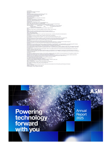 Thumbnail ASML 20-F Annual Report 2025