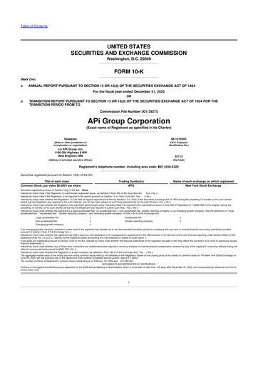 Thumbnail APi Group 10-K Annual Report 2025