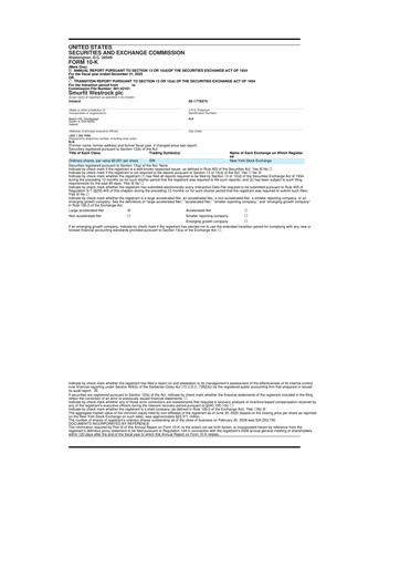 Thumbnail Smurfit Westrock 10-K Annual Report 2025