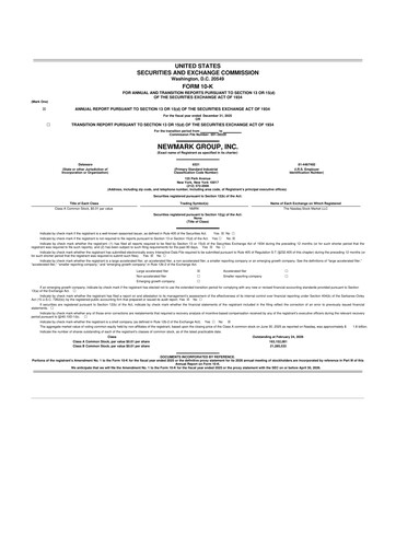 Thumbnail Newmark 10-K Annual Report 2025