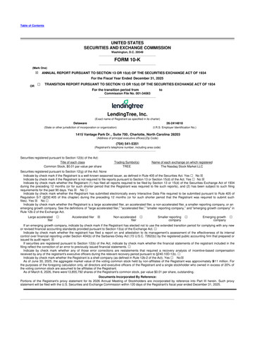 Thumbnail LendingTree 10-K Annual Report 2025