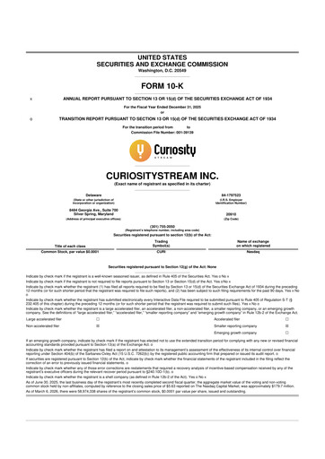 Thumbnail CuriosityStream 10-K Annual Report 2025
