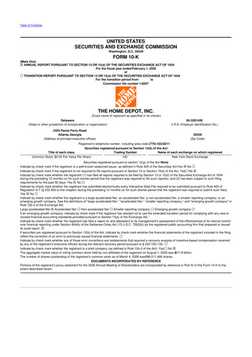 Thumbnail Home Depot 10-K Annual Report 2025