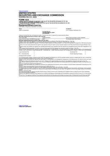 Vorschaubild EquipmentShare.com 10-K Jahresbericht 2025