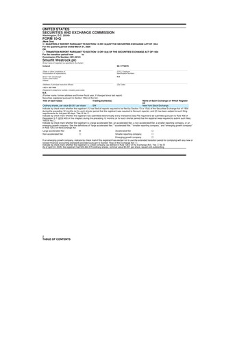 Thumbnail Smurfit Westrock 10-Q Quarterly Report FY 