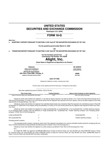 Thumbnail Alight 10-Q Quarterly Report FY2026 