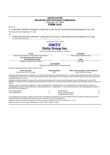 Thumbnail Onity Group 10-Q Quarterly Report FY 