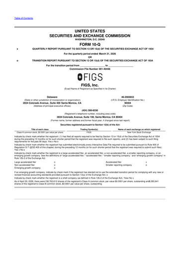 Thumbnail FIGS 10-Q Quarterly Report FY 