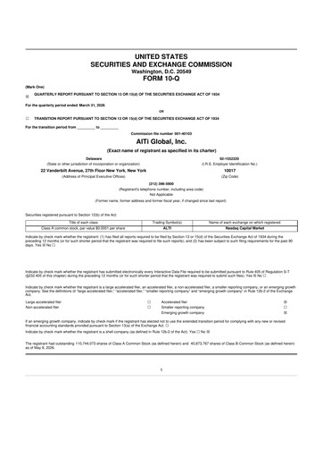 Thumbnail AlTi Global 10-Q Quarterly Report FY 