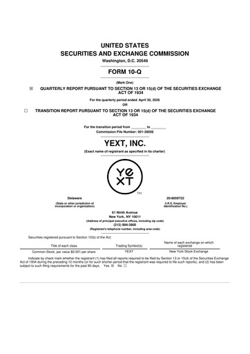 Vorschaubild Yext 10-Q Quartalsbericht 2027 