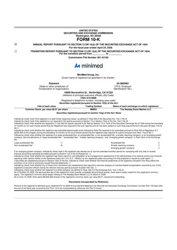 Vorschaubild MiniMed Group 10-K Jahresbericht 2026