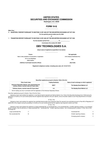 Thumbnail DBV Technologies 10-Q Quarterly Report FY2026 