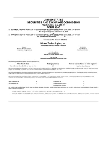 Thumbnail Mirion Technologies 10-Q Quarterly Report FY2026 