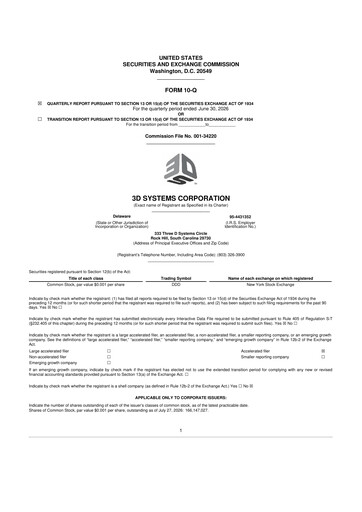 Miniature 3D Systems 10-Q Rapport trimestriel 2026 