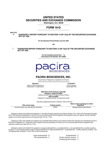 Thumbnail Pacira Biosciences
 10-Q Quarterly Report FY2026 