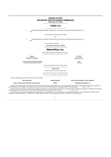 Thumbnail MarketWise 10-Q Quarterly Report FY2026 