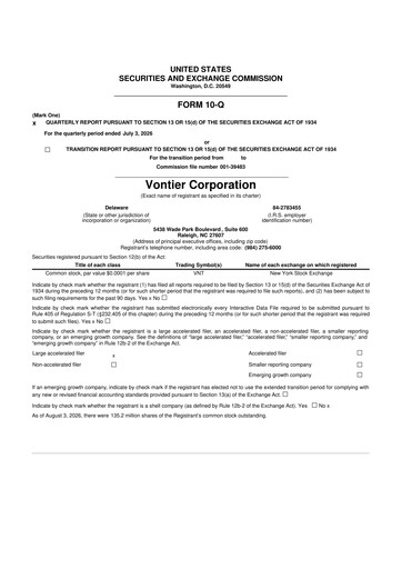 Thumbnail Vontier 10-Q Quarterly Report FY2026 
