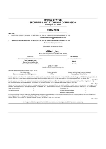 Thumbnail GRAIL 10-Q Quarterly Report FY2026 