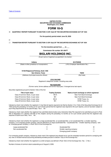 Thumbnail Biglari 10-Q Quarterly Report FY2026 