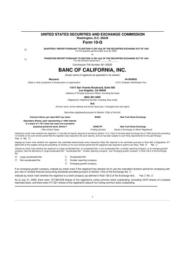 Thumbnail Banc of California 10-Q Quarterly Report FY2026 