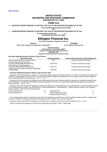 Vorschaubild Ellington Financial
 10-Q Quartalsbericht 2026 