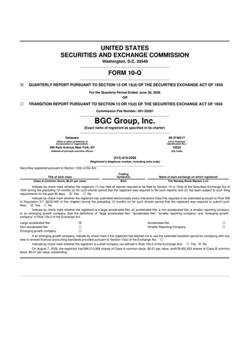 Thumbnail BGC Group
 10-Q Quarterly Report FY2026 