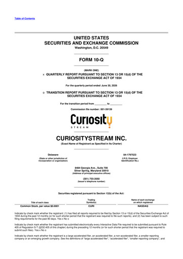 Thumbnail CuriosityStream 10-Q Quarterly Report FY2026 Q2