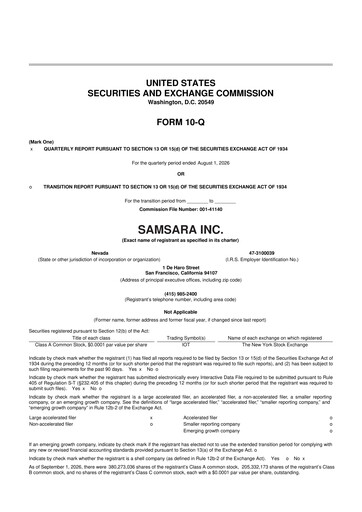 Thumbnail Samsara 10-Q Quarterly Report FY2027 
