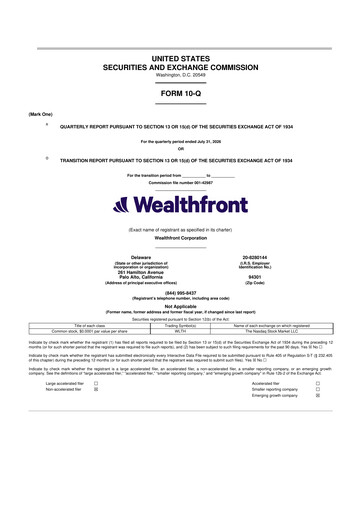 Thumbnail Wealthfront Corporation 10-Q Quarterly Report FY2027 