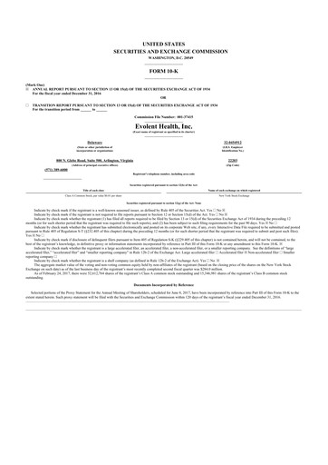 Thumbnail Evolent Health 10-K Annual Report 2016