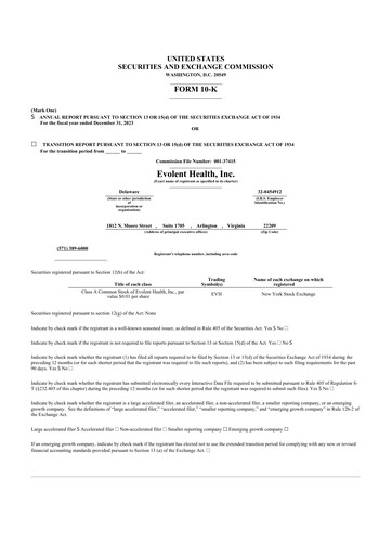 Thumbnail Evolent Health 10-K Annual Report 2023