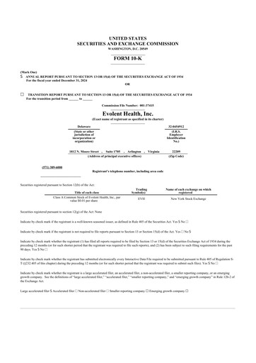 Thumbnail Evolent Health 10-K Annual Report 2024