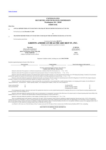 Thumbnail American Healthcare REIT 10-K Annual Report 2020