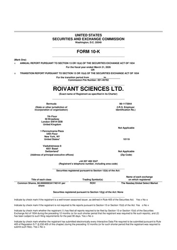 Thumbnail Roivant Sciences 10-K Annual Report 2025