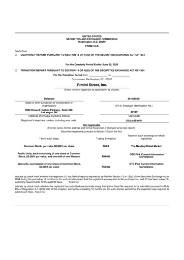 Thumbnail Rimini Street 10-Q Quarterly Report FY2020 