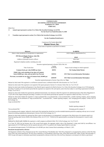 Thumbnail Rimini Street 10-K Annual Report 2020