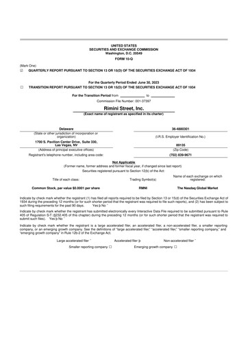 Thumbnail Rimini Street 10-Q Quarterly Report FY2023 