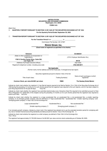 Thumbnail Rimini Street 10-Q Quarterly Report FY2025 