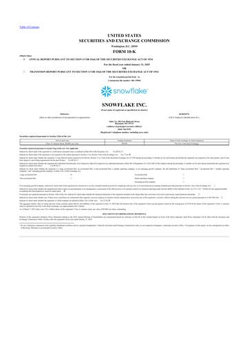 Thumbnail Snowflake 10-K Annual Report 2025