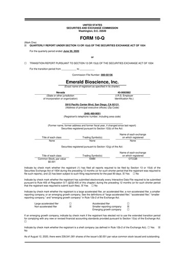 Vorschaubild Skye Bioscience 10-Q Quartalsbericht 2020 