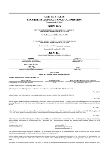 Thumbnail Jet.AI  10-K Annual Report 2024