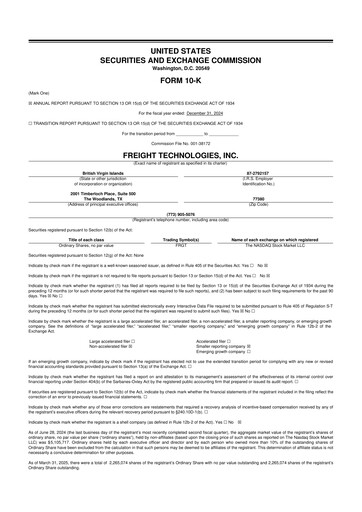 Thumbnail Freight Technologies, Inc. 10-K Annual Report 2024