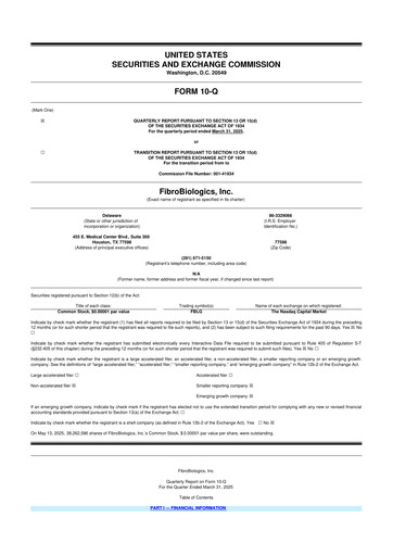 Thumbnail FibroBiologics 10-Q Quarterly Report FY2025 