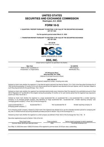 Vorschaubild DSS, Inc. (Document Security Systems) 10-Q Quartalsbericht 2025 