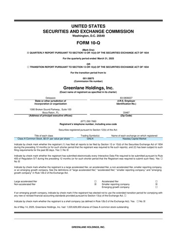 Thumbnail Greenlane Holdings, Inc. 10-Q Quarterly Report FY2025 