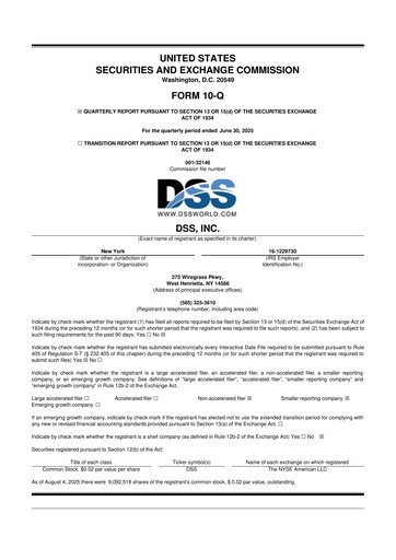 Vorschaubild DSS, Inc. (Document Security Systems) 10-Q Quartalsbericht 2025 