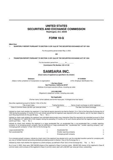 Thumbnail Samsara 10-Q Quarterly Report FY2026 